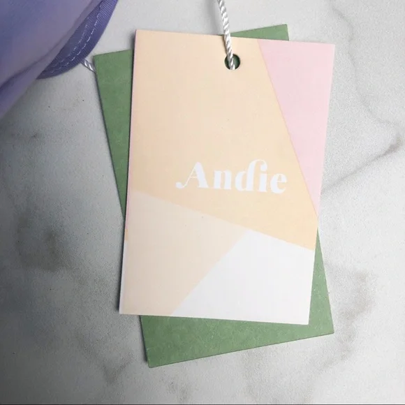 Andie Wynwood Bikini Top Purple Lavender Size L NWT - Picture 6 of 10